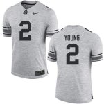 NCAA Ohio State Buckeyes Men's #2 Chase Young Gray Nike Football College Jersey NFA6045YB